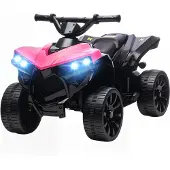 AIYAPLAY Elektrische Kinderauto-Metaal, Kunststof-70L x 42B x 45H cm-Roze
