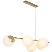 Nordlux Lilly LED Hanglamp | 5x E14 Max 10W | Dimbaar | Messing