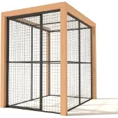 Glorenza Olivia - Kattenren - Aluminium - Antraciet - 139x190x187 cm