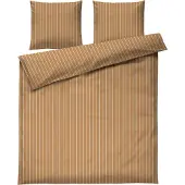 Juna Soft dekbedovertrekset, 220x220/2x50x60 cm karamel-offwhite
