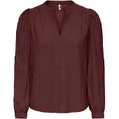 ONLY Blouse 'ONLMINNA' kastanjebruin