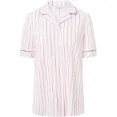 Rösch Slaapshirt ' Basic ' rosé / wit
