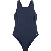 Next - Dames - Basic vormgevend badpak met hoge hals - Blauw