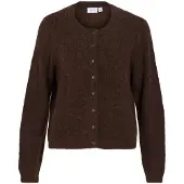 Vila Gebreid vest 'VILory' bruin