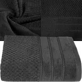 Eurofirany Luxe Katoenen Handdoek 30x50 cm, 500 gsm, zwart