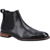 Hush puppies Diego Chelsea Leren Heren Zwarte Laarzen