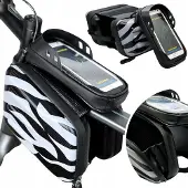 Murano Waterdichte Fietsframetas met Telefoonhouder - 3L Inhoud