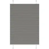 vidaXL Plissé rolgordijn 95x100 cm stofbreedte 94,4 cm antraciet