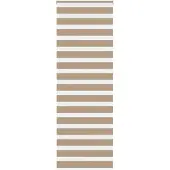 vidaXL Zebra Blind 70x230 cm stofbreedte 65,9 cm polyester zandbruin