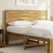 vidaXL Live Edge Hoofdbord ROSTOCK Witgewassen 140 cm