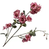 Silk-ka Kunstbloem Roos Roze H 39 Cm