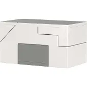 HOMCOM Kinder speelset Kunstleer, schuim 147L x 49B x 47H cm Grijs