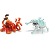 Schleich 70826 Eldrador Creatures Lava Octopus vs Ice Bug Duo Figures for Children Ages 6 and Up