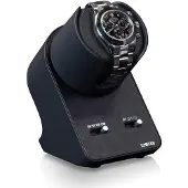 Beco - 70002-154.37 - Horlogeopwinder - Boxy BLDC Nachtkastje Uitbreiding - Zwart Leer