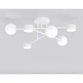 Emibig Hanglamp HOLON, wit, 6xG9x10W, metaal, afmetingen: 23x62x60cm, IP20,