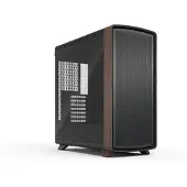 Fractal Design Boîtier PC Gaming Summit TG Light Tint moyen tour avec panneau latéral en verre trempé Noir