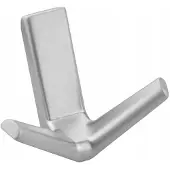 ATM Dubbele Kledinghaak Aluminium Look - Stijlvol en Praktisch