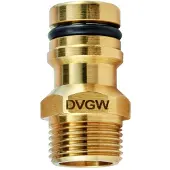 GEKA plus Koppelstuk Drinkwater Buitendraad 1/2 Inch 13 mm