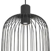Eglo Lodods Hanglamp - E27 - Ø 22 cm - Zwart