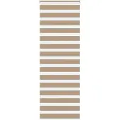 vidaXL Zebra Blind 85x230 cm stofbreedte 80,9 cm polyester zandbruin