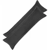 vidaXL Kussensloop 2 st HOUTEN Donkergrijs 40 x 145 cm Bouclé
