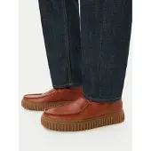 Clarks Torhill Lo Leren Schoenen, Bruin