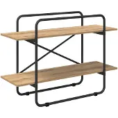 vidaXL Boekenplank 2-laags 100 x 35 x 70 cm PB Artisanaal eiken