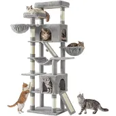 Feandrea kraboom, groot, met krabplanken en sisal, 55 x 45 x 206 cm