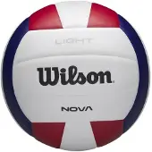 Wilson Volleyball Nova Light, wit, blauw, rood - Lichtgewicht, geschikt voor jeugdtraining
