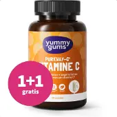 Yummygums 1+1 gratis: Vitamine C PureWay-C 500 mg Plantaardig Suikervrij 60 capsules