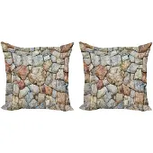 Abakuhaus Kussenhoes 50x50 cm – Dubbelzijdig bedrukt – Multicolor