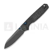 Kizer Cutlery Pokiman BLL AEB-L vouwmes, Black Micarta, Gray PVD