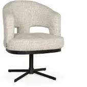 Bommel Wonen Armstoel (draaibaar) Milena - Coco Shell