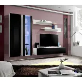 AEA Modern Wohnwand Hänge Vitrine rtv Wohnzimmer Wandschrank TV Ständer Regale