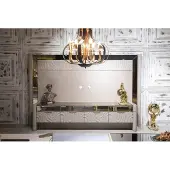 AEA Luxus Wohnwand RTV Lowboard TV Ständer Beige Wohnzimmer Möbel