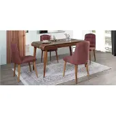 AEA Esszimmer Essgruppe Möbel Set Garnitur Sitz Esstisch Polster 5tlg.