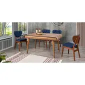 AEA Möbel Esszimmer Set Garnitur Sitz Essgruppe Esstisch Polster 5tlg.