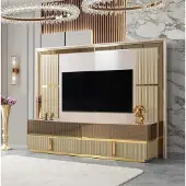 AEA Rtv Wohnwand tv Wand Vitrine Wohnzimmer Fernseher Regal Wohnwände Schrank