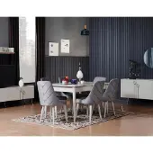AEA Esstisch Essgruppe Sitzgruppe Stühle Esszimmermöbel Komplette Essgruppe Tisch
