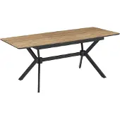 AEA Esstisch Hochwertig Esszimmertisch Essecke Esszimmermöbel Tisch Holz Braun