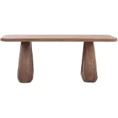 AEA Houten eettafel – Bruine, grote tafel voor uw eetkamer en designmeubels