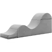 Liberator Aria Flip Chaise - verstelbare tantra bank/meubel - 3-delig (grijs)