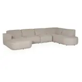 De Bommel Meubelen Hoekbank Musa - U-bank - stof Glory Beige