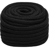 vidaXL Multifunctioneel touw 20 mm 25 m Zwart Polyester
