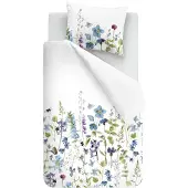 Marjolein bastin Dekbedovertrek Blue Garden Blue Katoen-140 x 200 / 220 cm | 1-Persoons