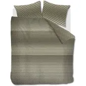 Kardol Dekbedovertrek Lofty Olive Green Katoensatijn-200 x 200 / 220 cm | 2-Persoons