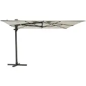 Madison Parasol | Braga | Champagne & Chestnut | 355x300cm