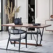 AEA Esszimmertisch Holztisch Esstisch Tisch Esszimmer Braun Holz 180 cm