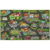 AIYAPLAY Kinder Speelmat-Polyester-160L x 100B x 0,5H cm-Grijs