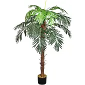 Decovego Kunstmatige Valse Royal Palm Kokospalm Plant Deco Binnenin 140cm